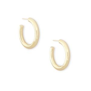 Kendra Scott chunky gold hoops